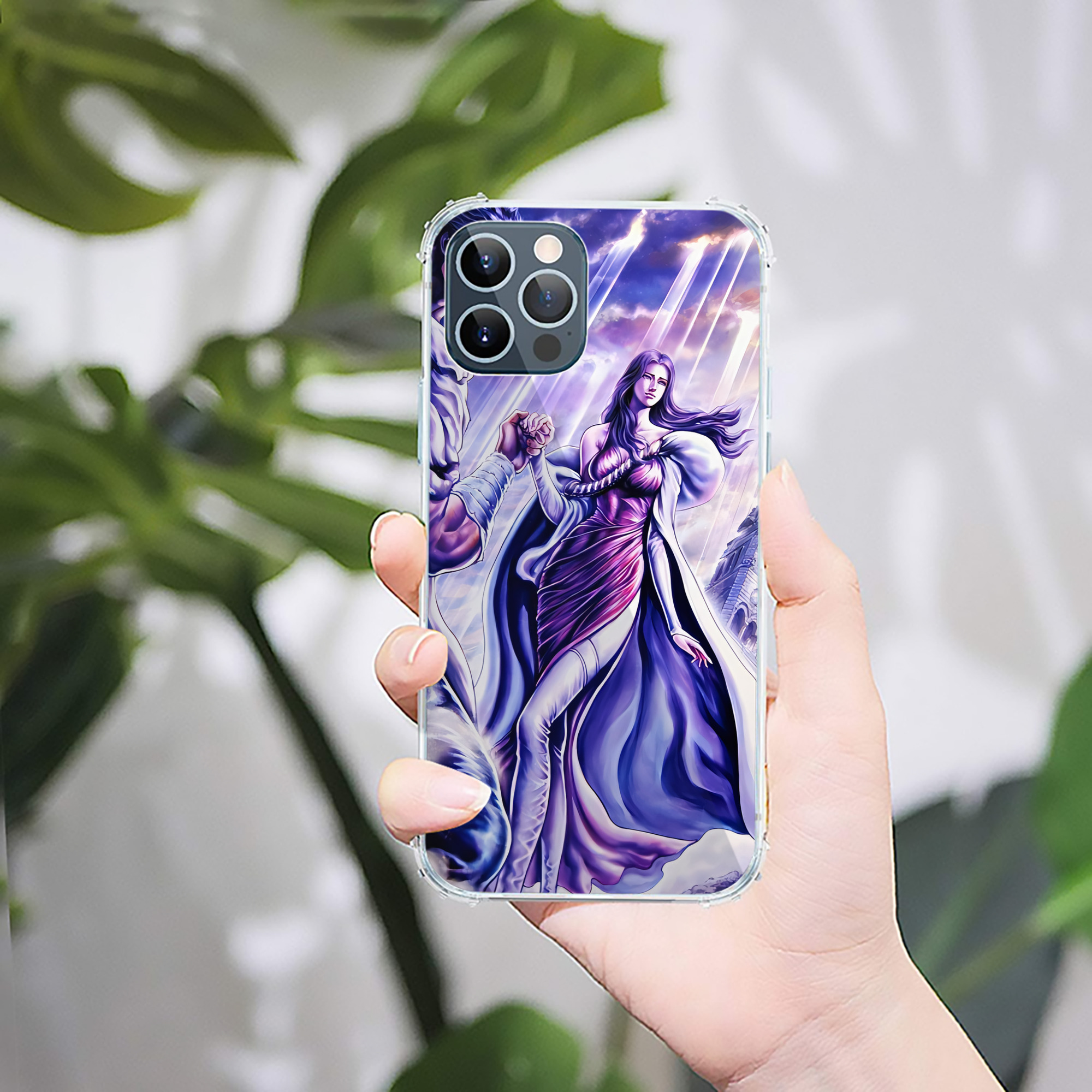 （画像用） 北斗の拳 Fist of the North Star 【iPhone 12シリーズ対応】透明スマホケース（クリアソフトケース）